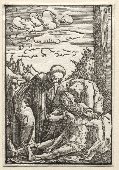 Menneskets fall og forløsning: Klagesangen under korset av Albrecht Altdorfer