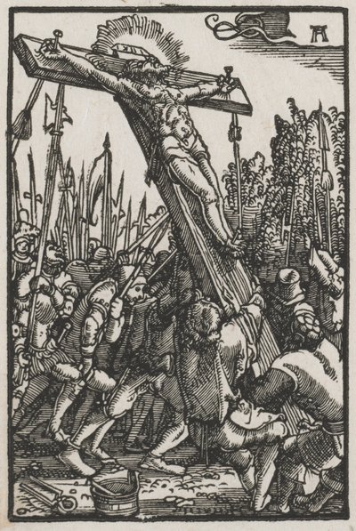 The Fall and Redemption of Man: The Raising of the Cross, ca. 1515. av Albrecht Altdorfer