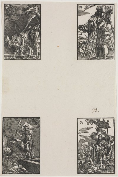 Menneskets fall og forløsning, ca. 1515. av Albrecht Altdorfer