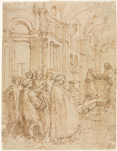 Begravelsen til Saint Stephen av Albrecht Altdorfer