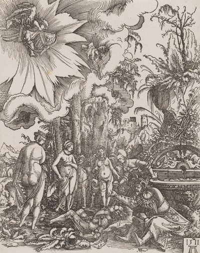 Dommen av Paris, 1511 av Albrecht Altdorfer