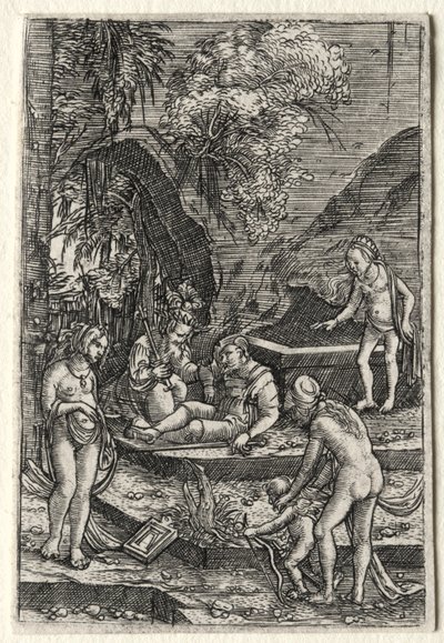 Dommen av Paris, 1511. av Albrecht Altdorfer