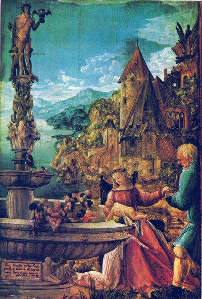 Resten på flukten til Egypt av Albrecht Altdorfer