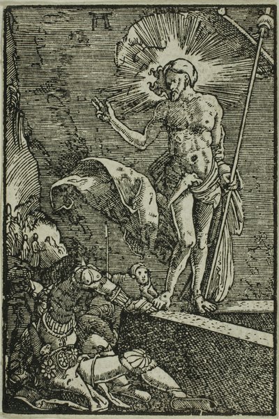 Oppstandelsen, fra Menneskets syndefall og forløsning av Albrecht Altdorfer
