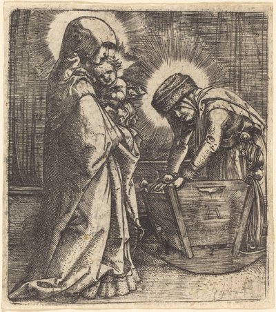 Jomfruen og barnet og den hellige Anne av Albrecht Altdorfer