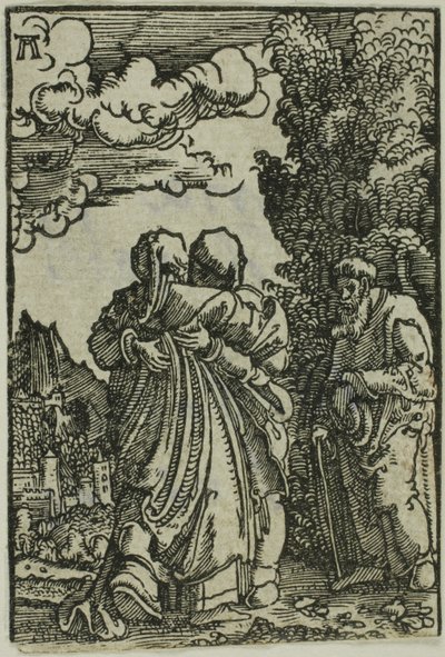 Besøket, fra Menneskets syndefall og forløsning av Albrecht Altdorfer