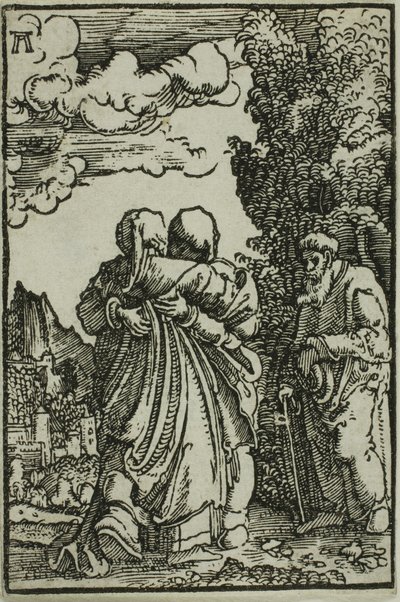 Besøket, fra Menneskets syndefall og forløsning av Albrecht Altdorfer