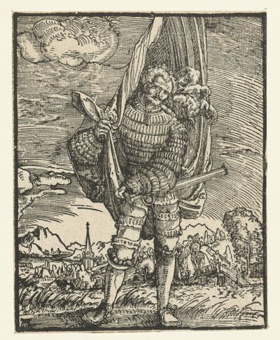 fanebærer av Albrecht Altdorfer