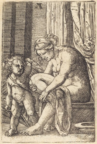 Venus etter badet av Albrecht Altdorfer