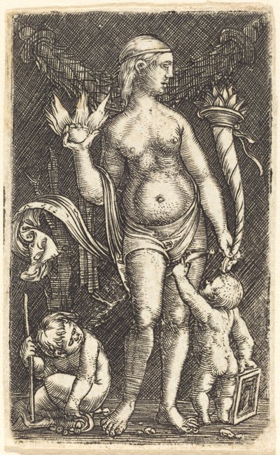 Venus og Cupids av Albrecht Altdorfer