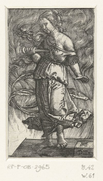 Didos selvmord Dido (tittel på objekt) av Albrecht Altdorfer