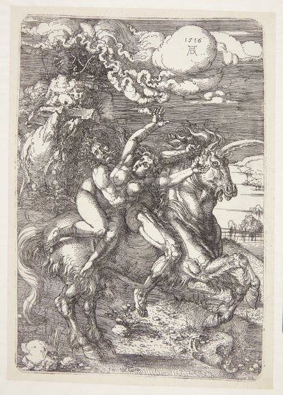 Bortføring på en enhjørning av Albrecht Dürer