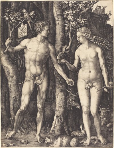 Adam og Eva av Albrecht Dürer