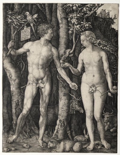 Adam og Eva av Albrecht Dürer