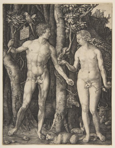 Adam og Eva av Albrecht Dürer