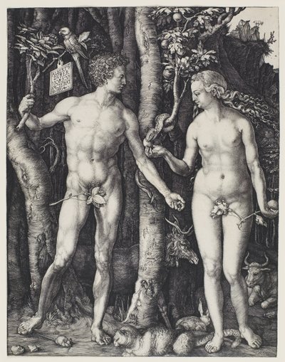 Adam og Eva av Albrecht Dürer