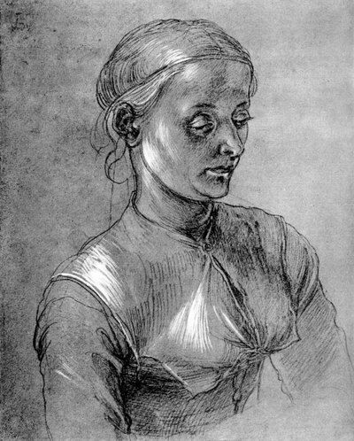 Agnes, 1497, 1936 av Albrecht Dürer