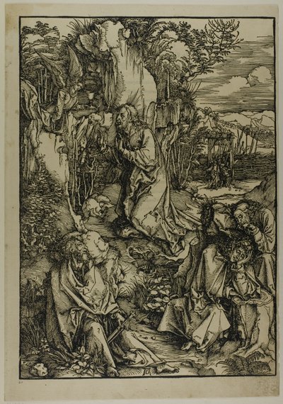 Agony in the Garden, fra The Large Passion av Albrecht Dürer