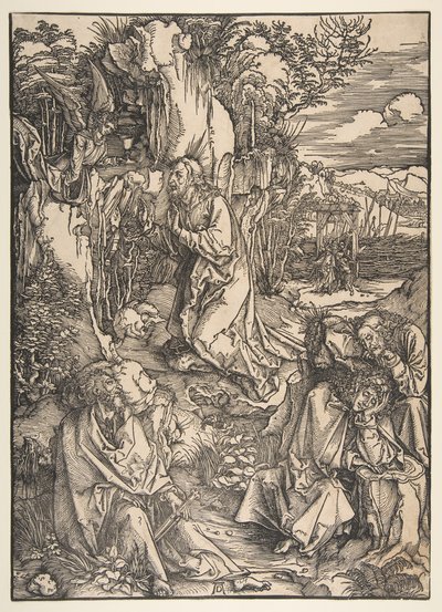 Agony in the Garden.n.d. av Albrecht Dürer
