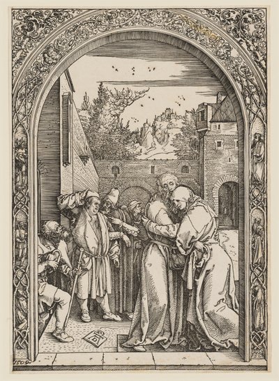 Anna og Joakim under Den gylne port av Albrecht Dürer