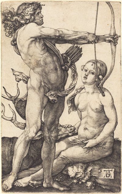 Apollo og Diana av Albrecht Dürer
