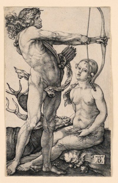 Apollo og Diana av Albrecht Dürer