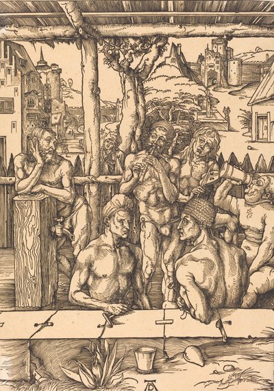 Badehus, ca. 14961497. av Albrecht Dürer