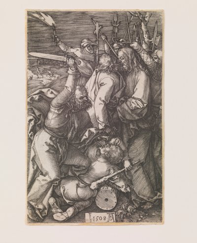 Betrayal of Christ, fra serien "The Engraved Passion" av Albrecht Dürer