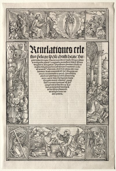 Grens - med Kristi dåp. av Albrecht Dürer