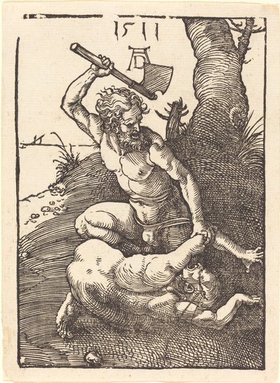 Kain dreper Abel av Albrecht Dürer