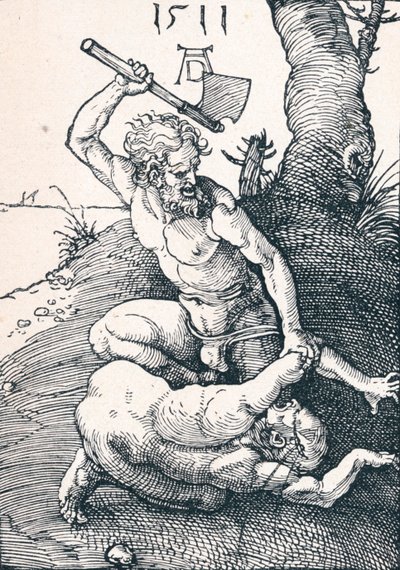 Kain dreper Abel, 1511 1906 av Albrecht Dürer