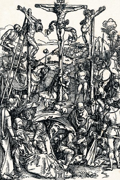 Golgata med de tre korsene, 1504 1906 av Albrecht Dürer