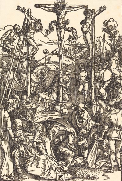 Golgata med de tre korsene, ca. 15041505. av Albrecht Dürer