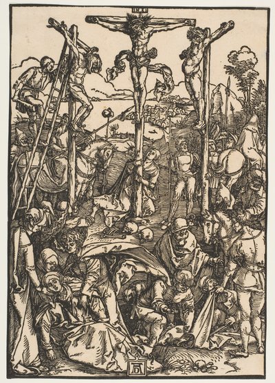 Golgata med de tre korsene, ca. 1503. av Albrecht Dürer