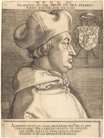 Kardinal Albrecht av Brandenburg («Den store kardinalen») av Albrecht Dürer