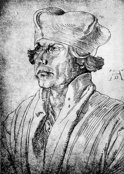 Kardinal Lang von Wellenburg, 1522, 1936 av Albrecht Dürer