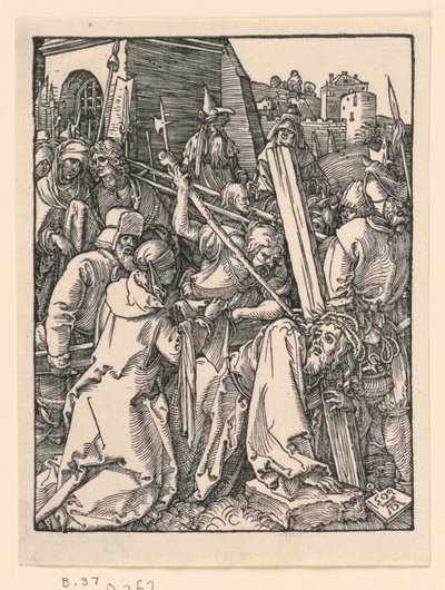 Kristus bærer korset, fra The Little Passion-serien av Albrecht Dürer