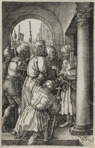 Kristus før Pilatus, fra The Engraved Passion av Albrecht Dürer