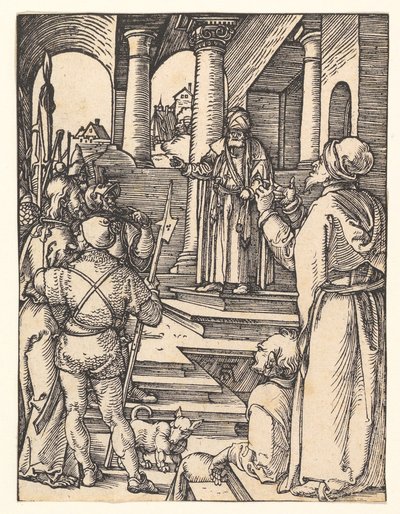 Kristus foran Pilatus, fra «Den lille pasjonen» av Albrecht Dürer