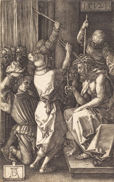 Kristus kronet med torner, 1512. av Albrecht Dürer