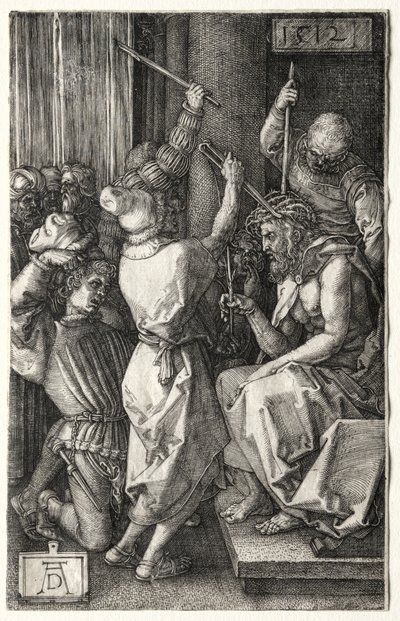 Kristus kronet med torner, 1512. av Albrecht Dürer