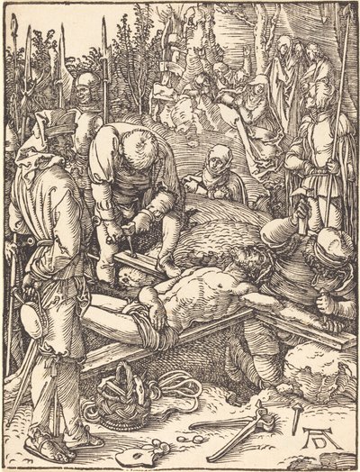 Kristus spikret til korset av Albrecht Dürer