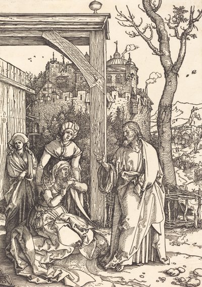 Kristus tar permisjon fra sin mor, ca. 15041505. av Albrecht Dürer