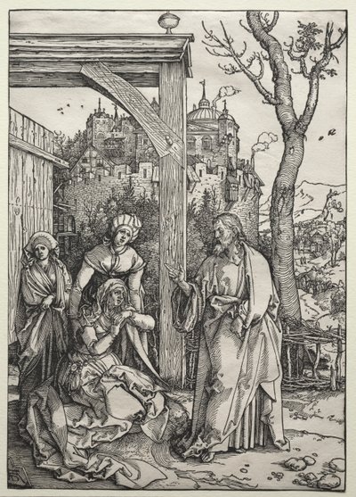Kristus tar avskjed med sin mor av Albrecht Dürer