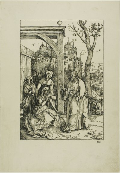 Kristus tar avskjed med sin mor, fra The Life of the Virgin av Albrecht Dürer