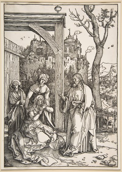 Kristus tar avskjed med sin mor, fra The Life of the Virgin, ca. 1504. av Albrecht Dürer