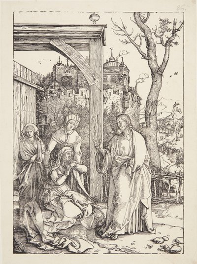 Kristus tar avskjed med sin mor av Albrecht Dürer