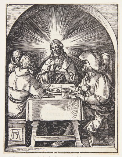 Kristus i Emmaus av Albrecht Dürer