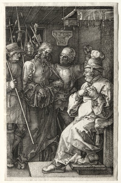 Kristus før Kaifas av Albrecht Dürer