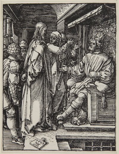 Kristus foran Herodes av Albrecht Dürer